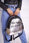 Класичний жіночий рюкзак Nobo Black Silver NBAG-I1990-CM20
