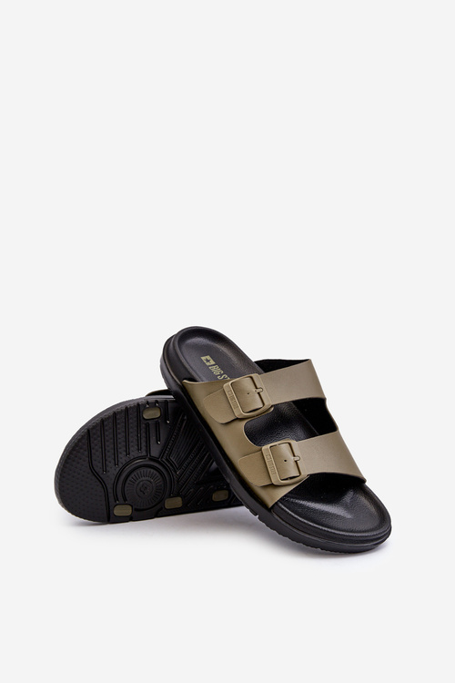 Чоловічі тапочки з піни Big Star MM174324 Dark Green