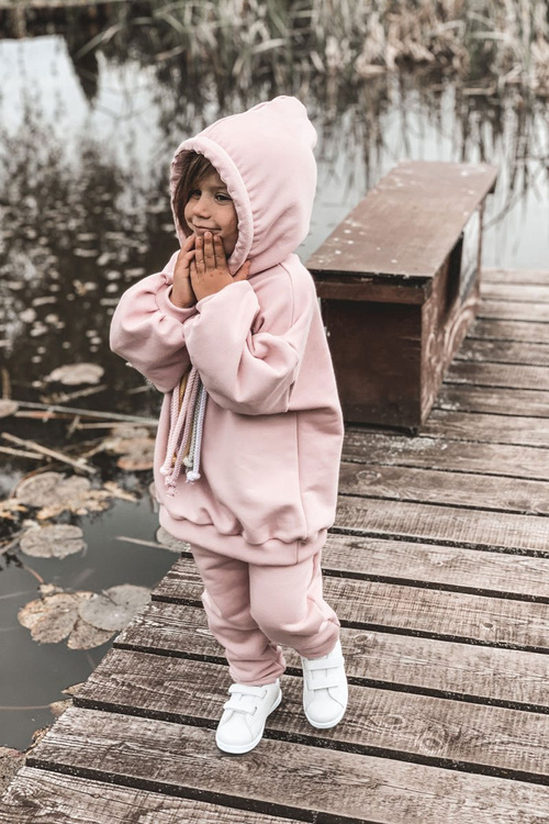 Дитячі кросівки на липучці White-Rose Gold Cute Girl