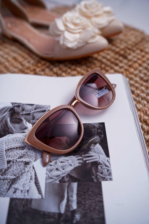 Бежеві сонцезахисні окуляри Prius PR-V36