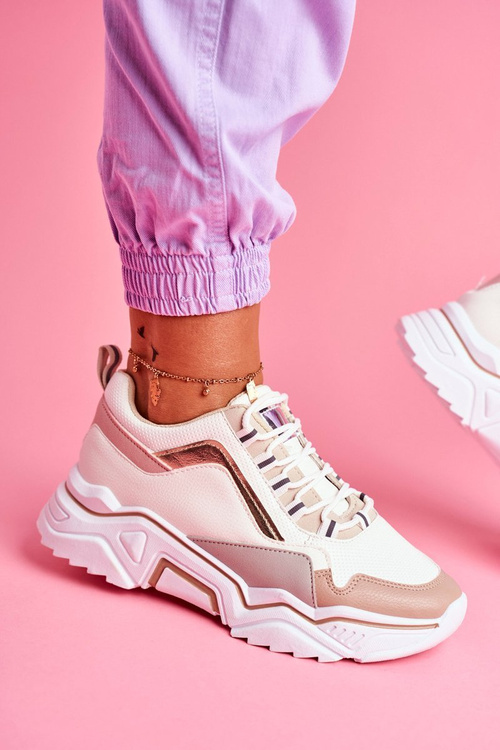 Спортивне жіноче взуття білі бежеві Rollen