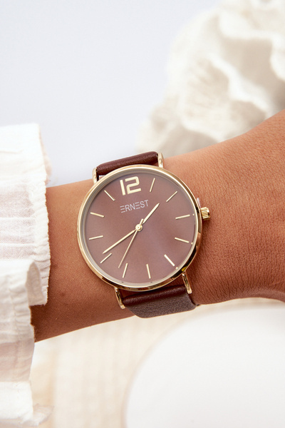 Жіночий годинник Ernest Dark Brown Sandmill