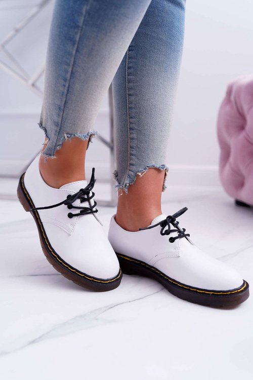 Жіночі напівчоботи Мартин білі