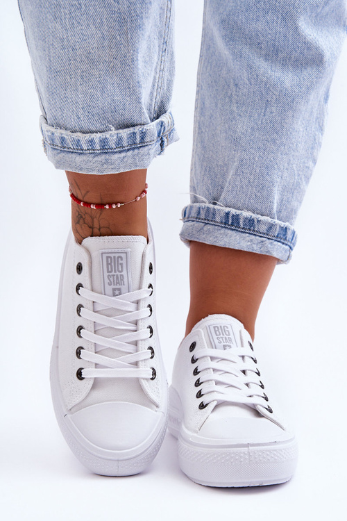 Жіночі кросівки на платформі Big Star LL274A177 Білі