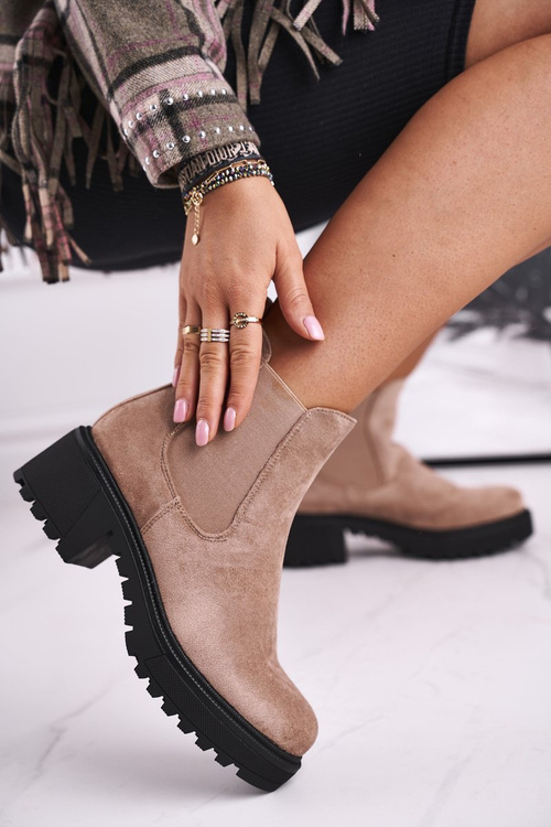 Чоботи жіночі бежеві Sidamo