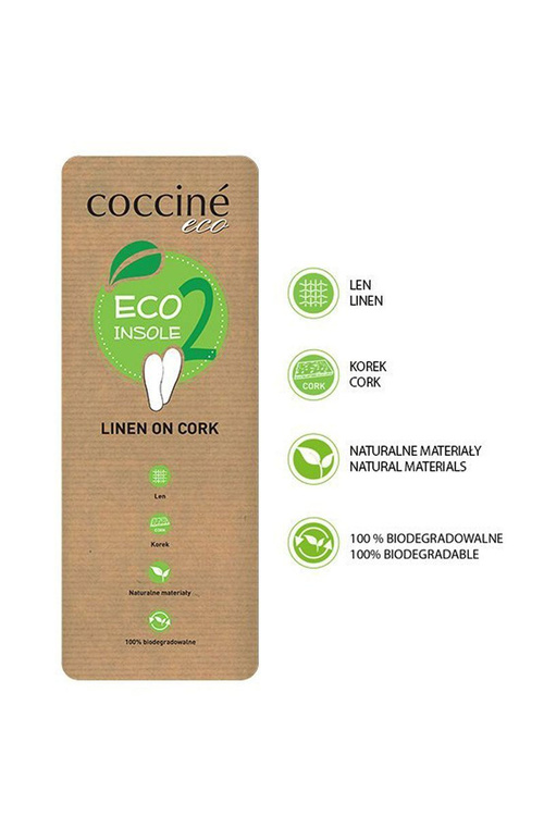 Екологічні устілки COCCINE Eco Linen On Cork
