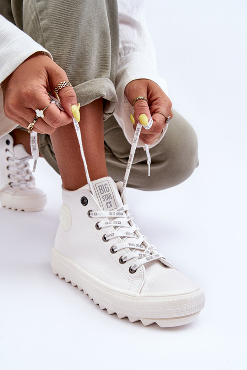 Жіночі кросівки Big Star High Warm White GG274108