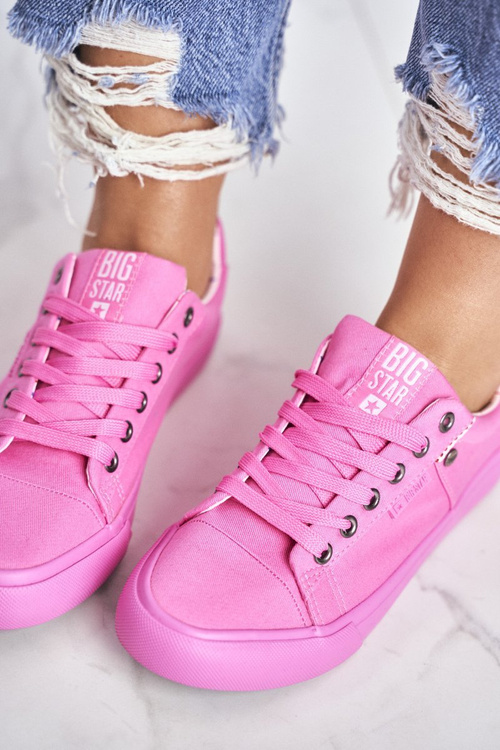 Жіночі високі кросівки Big Star Pink AA274509
