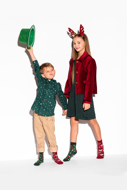 Набір дитячих шкарпеток на ялинку Zooksy mixTURY