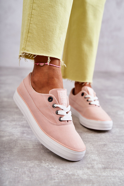 Жіночі тканинні кросівки Big Star KK274020 Nude