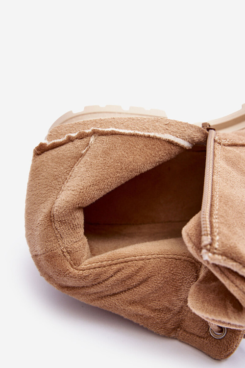 Замшеві черевики Trapper з м'якою устілкою Темно-бежевий Alden