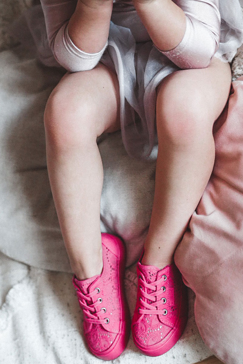 Ажурні кросівки Big Star JJ374131 Рожеві