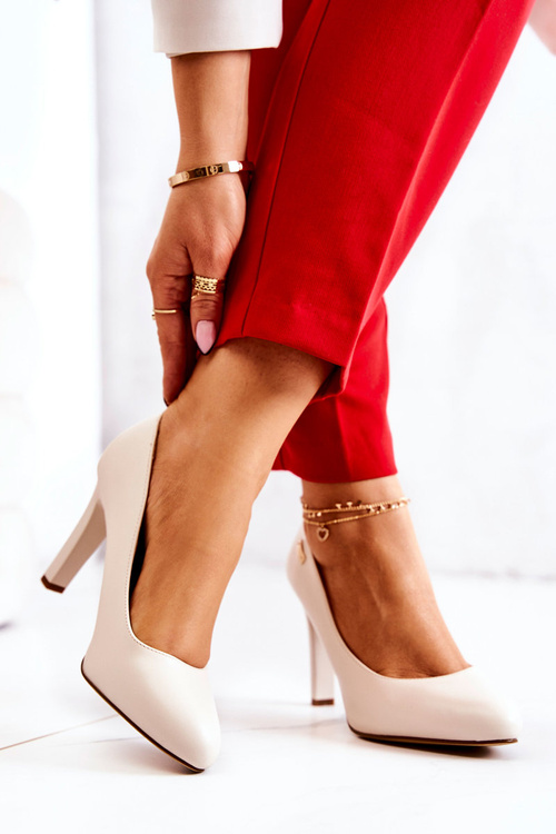 Жіночі туфлі світло-бежеві Campbell