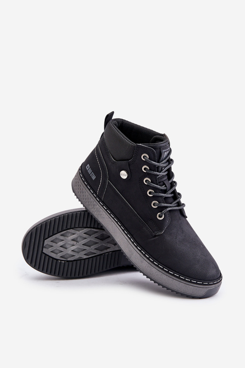 Чоловічі черевики на шнурівці Big Star OO174559 Hi-Poly System Black