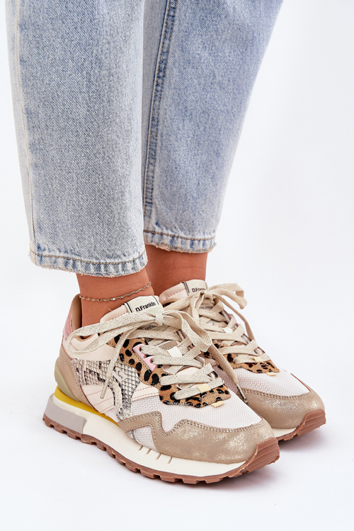 Кросівки Спортивне Взуття Жіноче D.Franklin DFSH378006 Золоті