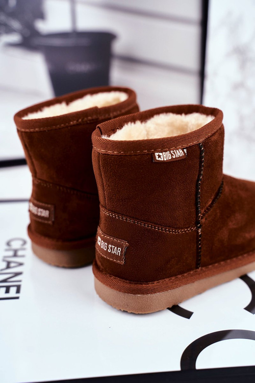 Дитячі снігові черевики Велика зірка з хутром Camel GG374082