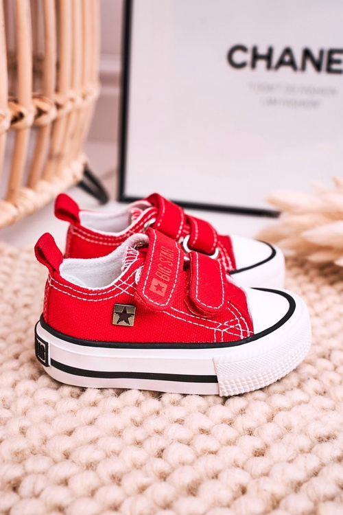 Дитячі кросівки на липучці BIG STAR HH374202 Червоні