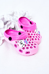 Дитячі поролонові тапочки Crocs Pink Jupiter
