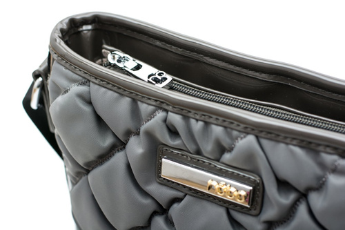 Стьобана сіра сумочка Letterbox Nobo