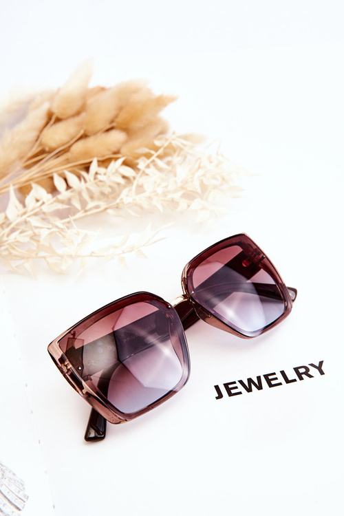 Жіночі сонцезахисні окуляри UV400 Prius V237 Коричневі