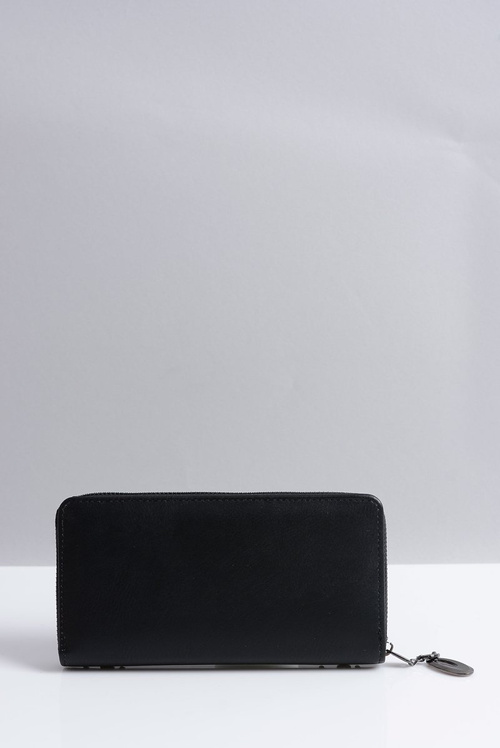 Великий жіночий чорний гаманець на шпильках