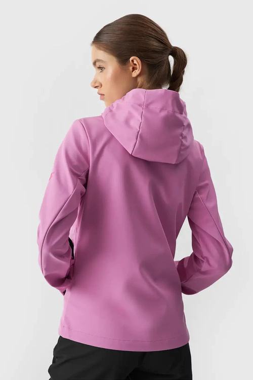 Жіноча куртка 4F Softshell Membrane 5000 4F Pink 4FWAW24TSOFF285-54S