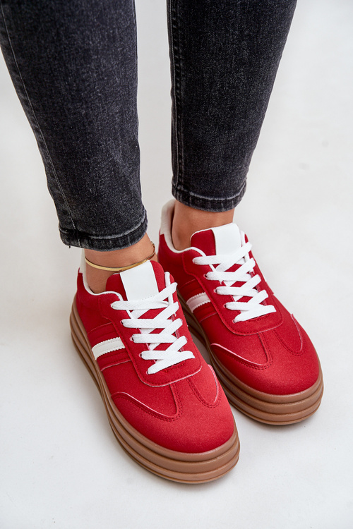 Жіночі кросівки на платформі Red Dravinnia