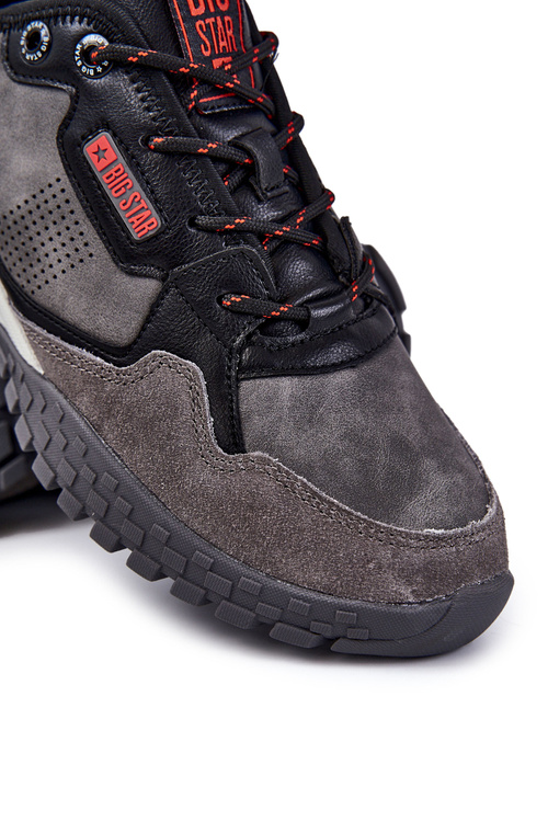 Чоловіче класичне спортивне взуття Memory Foam Big Star KK174271 сірий