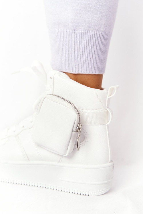 Спортивне взуття на платформі з сумочкою Білий Alexis