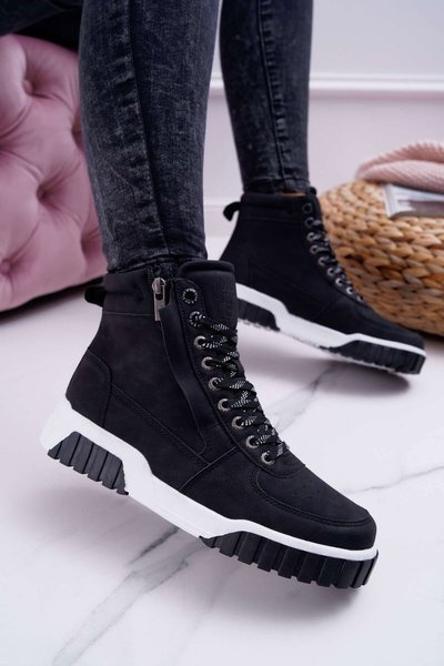 Жіноче спортивне взуття Big Star High Black EE274221