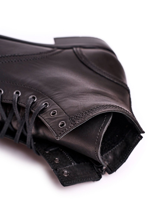 Черевики чоловічі шкіряні чорні Bruno