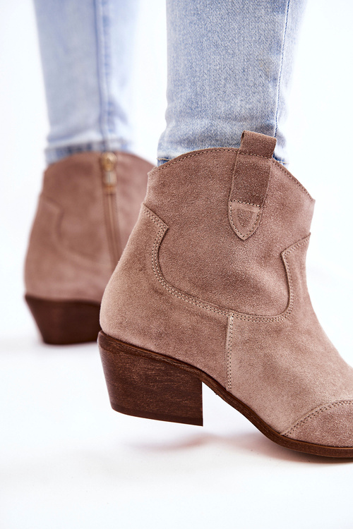 Жіночі ботильйони Spitz Lewski Shoes 3236 Cappucino