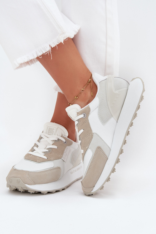 Жіночі Шкіряні Кросівки Big Star OO274563 Hi-Poly System Білі