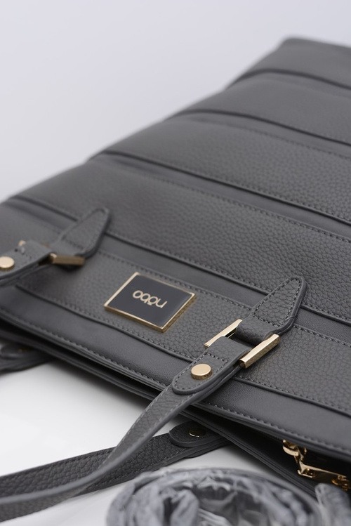 Жіноча велика сіра сумочка Nobo