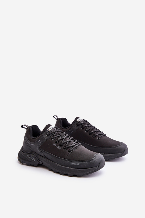 Водонепроникне легке спортивне туристичне взуття чоловіче McBraun чорного кольору