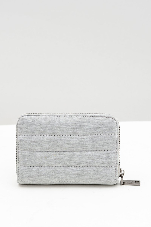 Маленький сірий жіночий гаманець DIANA&CO