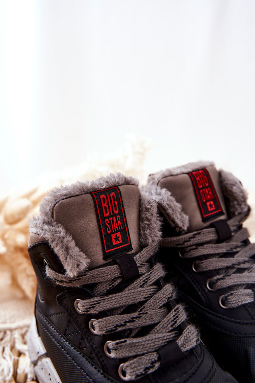 Чоботи дитячі утеплені Big Star II374074 Чорні