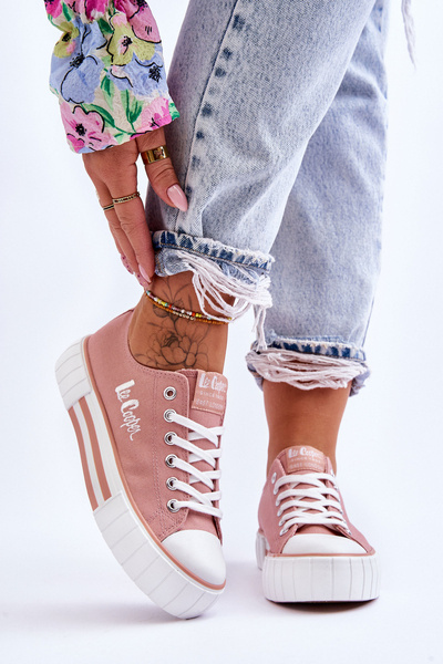Жіночі кросівки на платформі Lee Cooper LCW-23-31-1804L Рожеві