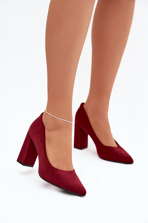 Замшеві туфлі на підборах Sergio Leone PB216 Brodowe