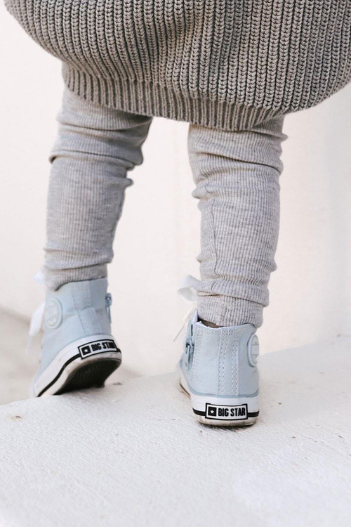 Дитячі високі кросівки на блискавці BIG STAR HH374088 Сині