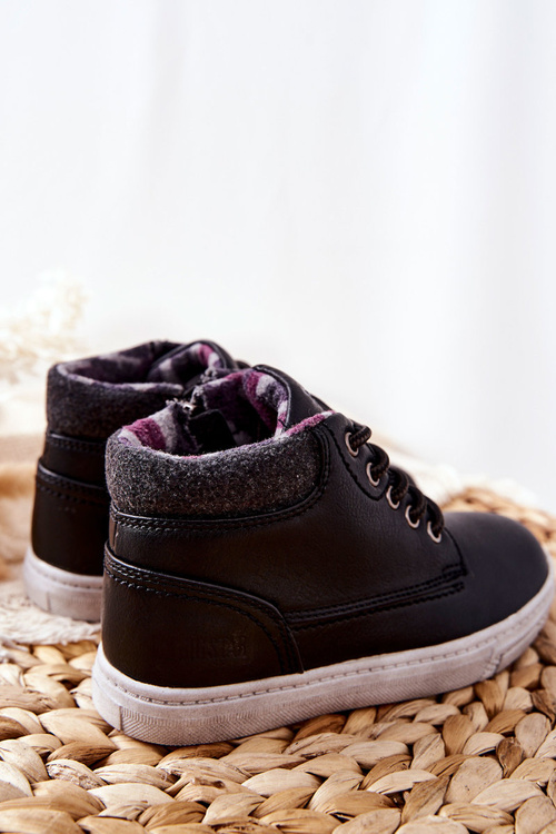 Дитячі утеплені спортивні черевики Big Star BB374132BS чорні