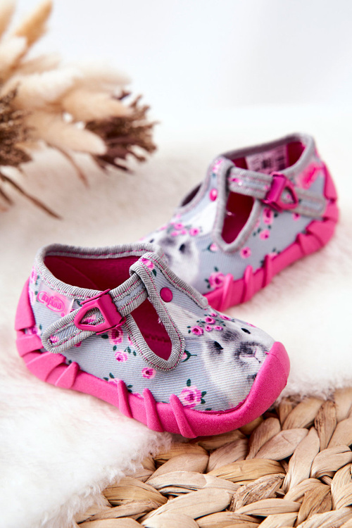 Черевики Befado Bunny 110P425 Сіро-рожеві