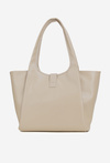 Сумка шопер з застібкою NOBO BAG6010-015 Світло бежевий
