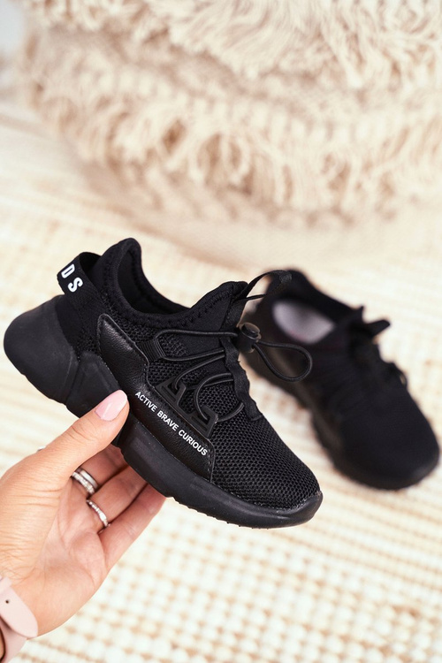 Дитяче спортивне взуття чорного кольору ABCKIDS B012210073