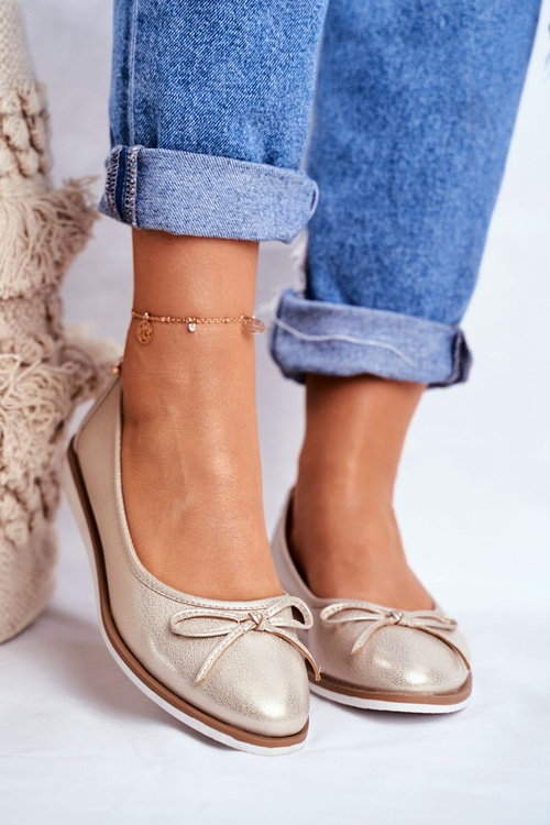 Жіночі балетки Sergio Leone Gold BL612