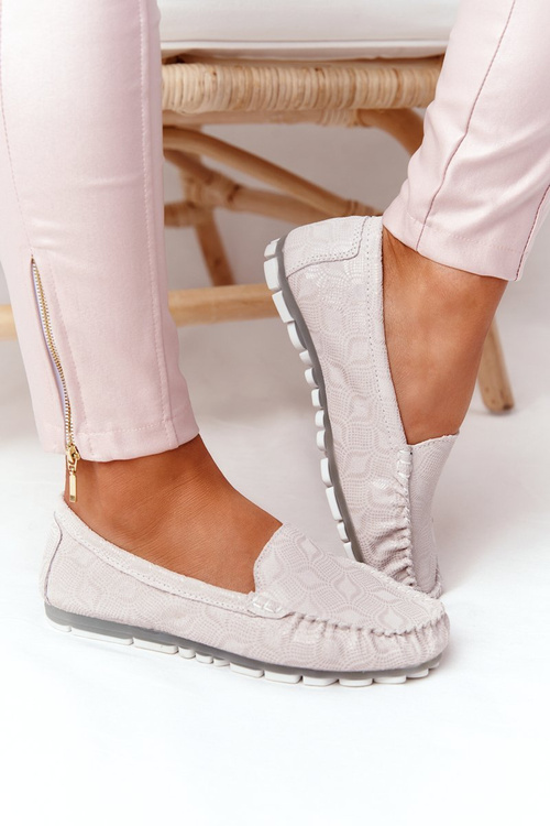 Жіночі шкіряні лофери RIO FLORE Eco-Friendly Beige