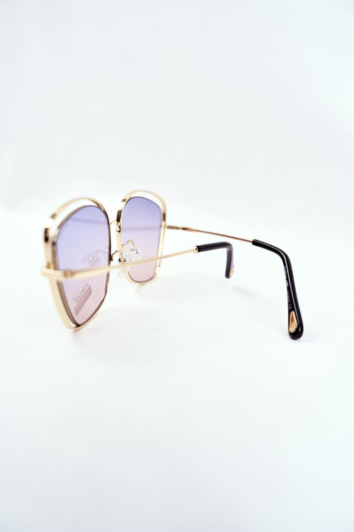 Жіночі сонцезахисні окуляри Prius PRE-31 Gold Navy Pink Gradient