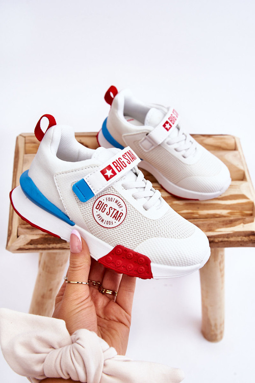 Низьке дитяче спортивне взуття Memory Foam System Big Star LL374213 Білий