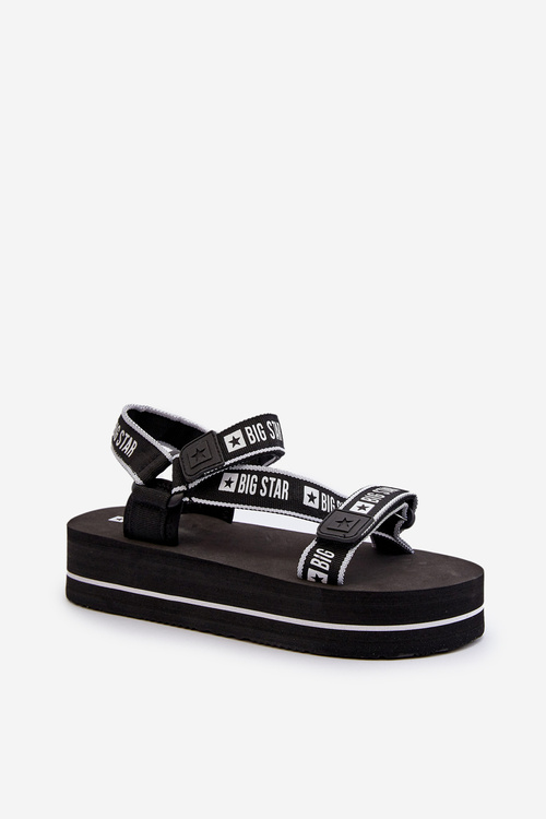 Жіночі босоніжки на платформі Big Star NN274A525 Чорні