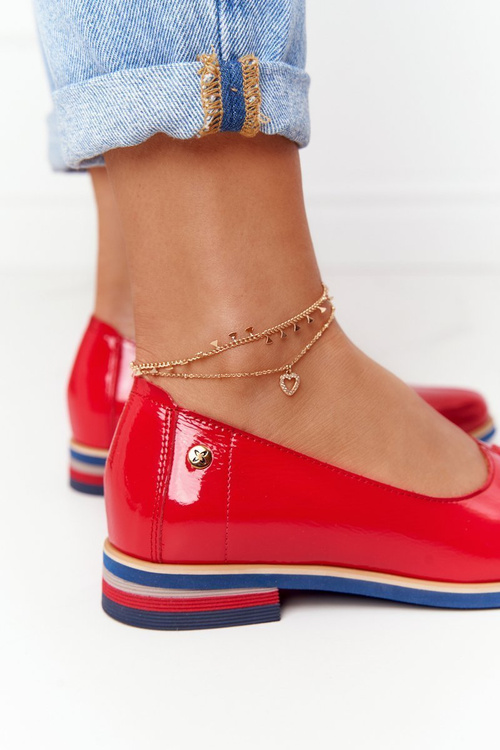 Жіночі лаковані туфлі Maciejka 05035-08 Red